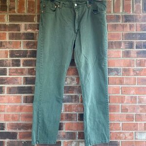 Men’s Levi’s Green Slim Fit Jeans Vintage